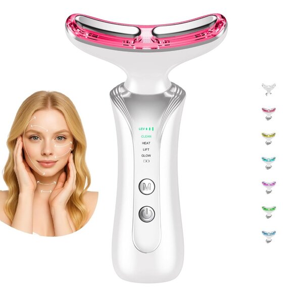Brand new - 7-in-1 Facial Massager Tool – Portable Skincare Device for Face - Picture 1 of 7